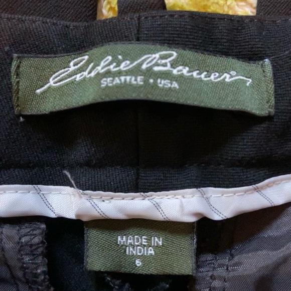 Eddie Bauer Size 6 Blakely Fit Black Trousers - Picture 2 of 3